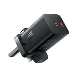 Baseus GaN5 Pro 40W C+C Dual Output UK 3 Pin Fast Charger