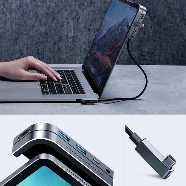 Baseus Bend Angle No. 7 Type-C Multifunctional Hub Adapter
