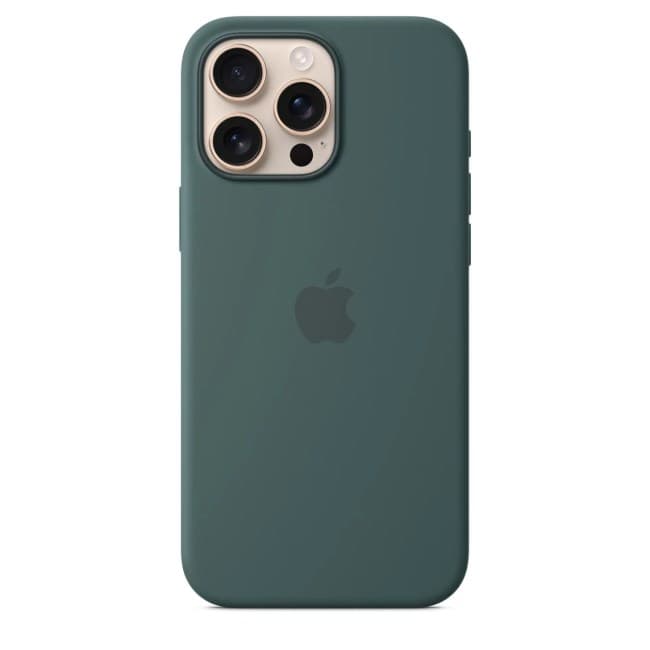 Apple Silicone Case with Magsafe for iPhone – Lake Green