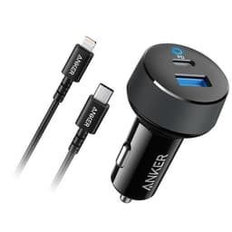 POWERDRIVE CLASSIC PD 2 WITH C TO LIGHTNING CABLE BLACK Car Charger