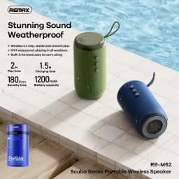REMAX RB-M62 SCUBA SERIES PORTABLE WIRELESS BLUETOOTH SPEAKER